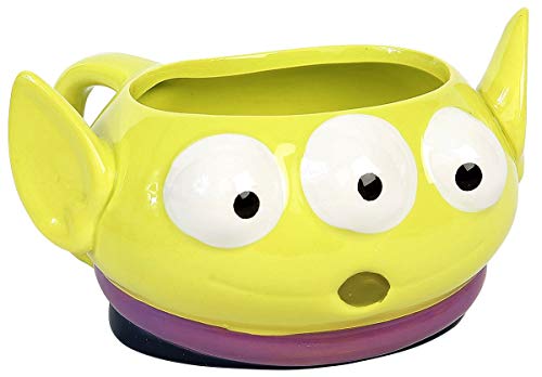 Disney Toy Story 3D Tasse Aliens grün, bedruckt, 100 % Keramik von Toy Story