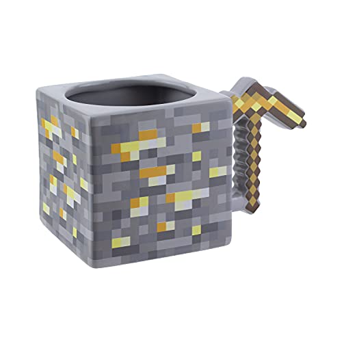 Paladone Gold Pickaxe Coffee Mug | Officially Licensed Gaming Merchandise von Paladone