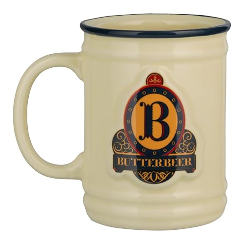 Harry Potter Butterbierbecher, offiziell lizenziertes Zauberwelt-Sammlerstück, 350ml Keramiktasse für Kaffee, Tee und mehr, drei Besenstiele inspiriertes Geschenk für Popkultur-Fans Harry Potter Butterbierbecher, offiziell lizenziertes Zauberwelt-Sammlerstück, 350ml Keramiktasse für Kaffee, Tee und mehr, drei Besenstiele inspiriertes Geschenk für Popkultur-Fans von Paladone