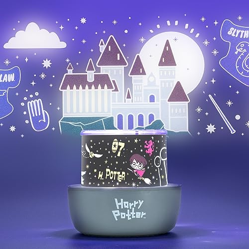 Harry Potter Projektion Licht - Offiziell lizenziertes Hogwarts & Quidditch Stimmungslicht mit wechselbaren Szenen, Nachtlicht & Dekoration für Wände & Decke, USB oder batteriebetrieben von Paladone