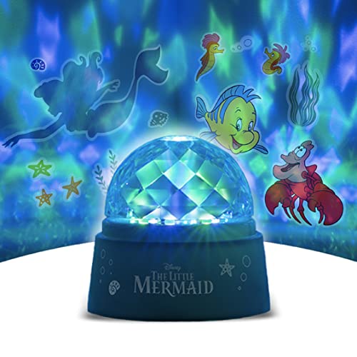 Kleine Meerjungfrau Projektionslampe & Wandtattoo-Set - Offiziell lizenziertes Disney-Merchandise, Meereswelt-Projektion, Kinderzimmerdeko von Paladone
