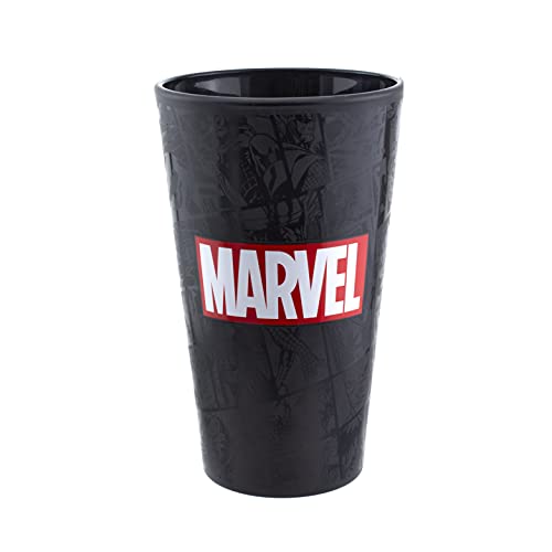 Paladone Marvel Logo Drinking Glass | Officially Licensed Gaming Merchandise von Paladone