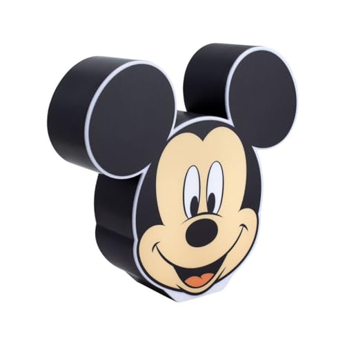 Micky Maus Nachtlicht | Disney-Schlafzimmerdeko und Schreibtischlampe Schwarz von Paladone