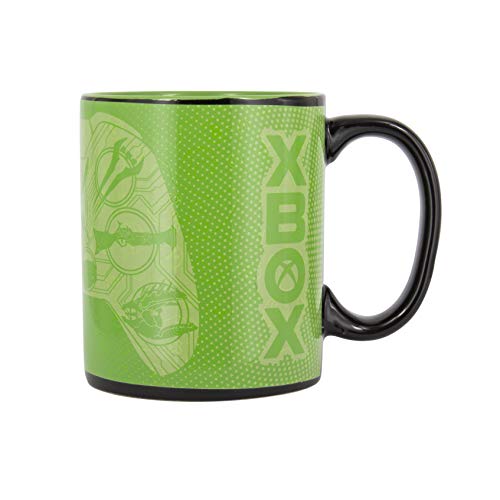 Microsoft Thermoeffekt Tasse XBox schwarz, bedruckt, aus Keramik, Fassungsvermögen ca. 320 ml., in Geschenkkarton. Microsoft Thermoeffekt Tasse XBox schwarz, bedruckt, aus Keramik, Fassungsvermögen ca. 320 ml., in Geschenkkarton. von Paladone