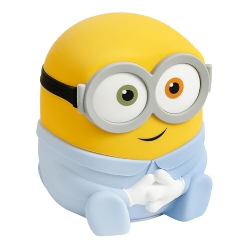 Minions Bob SquishyGlo Silikon-Nachtlicht, offiziell lizenziert, weiche Haptik, wiederaufladbare Lampe mit Auto-Off-Timer, für Schlafzimmer & Zuhause, Kinder & Erwachsene Paladone Minions Bob SquishyGlo Silikon-Nachtlicht, offiziell lizenziert, weiche Haptik, wiederaufladbare Lampe mit Auto-Off-Timer, für Schlafzimmer & Zuhause, Kinder & Erwachsene Paladone von Paladone