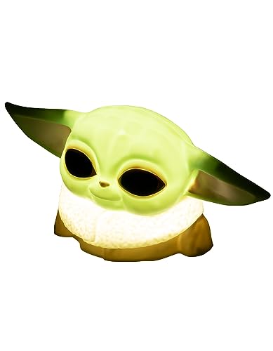 The Mandalorian Kind Grogu Desktop-Licht - Offiziell lizenziertes Baby Yoda Bürolampe, Sammelgeschenk für Star Wars-Fans, Batteriebetrieben von Paladone