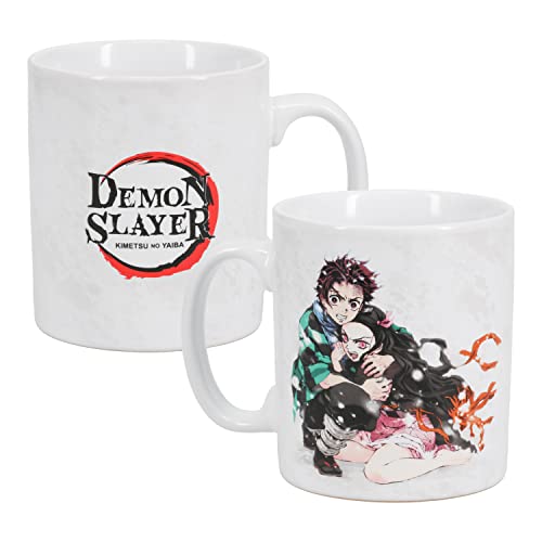 Paladone Demon Slayer Riesiger Keramik-Kaffeebecher, 300 ml (10 fl oz), Offiziell lizenziertes Demon Slayer Anime-Merch von Paladone