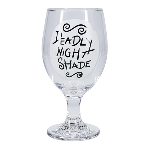 Paladone ETRANGE Noel DE Monsieur Jack - Deadly Night Shade - Verre GITD 350ml von Paladone