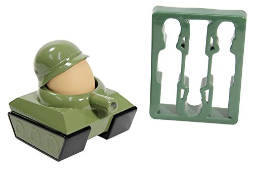 Paladone Eierbecher 2er Set [Egg-Splode] | Eierbecher & Toastschneider aus Kunststoff von Paladone
