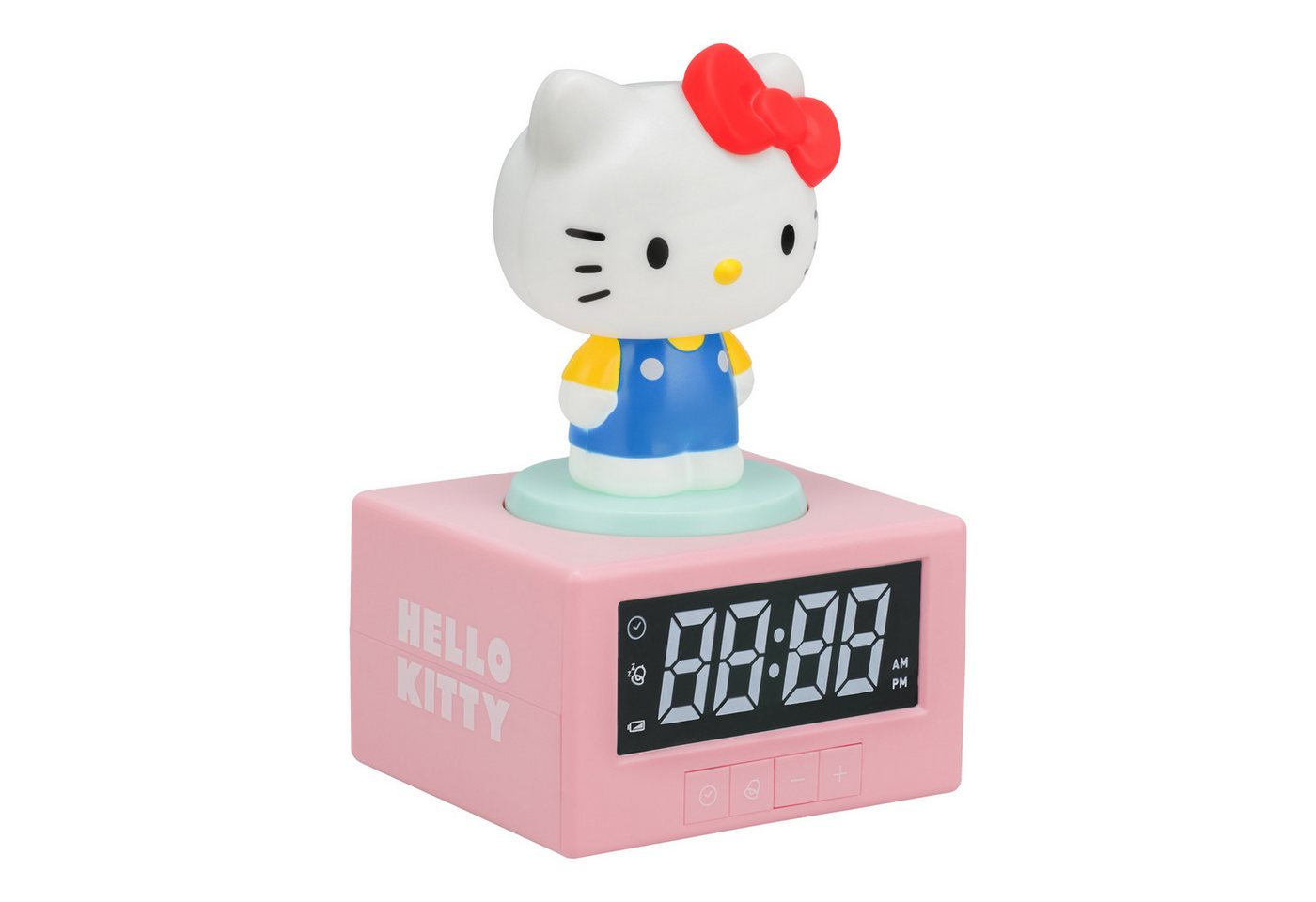Paladone Kinderwecker Hello-Kitty digitaler Wecker mit Nachtlicht und Musik offizielles Lizenzprodukt von Sanrio Paladone Kinderwecker Hello-Kitty digitaler Wecker mit Nachtlicht und Musik offizielles Lizenzprodukt von Sanrio von Paladone