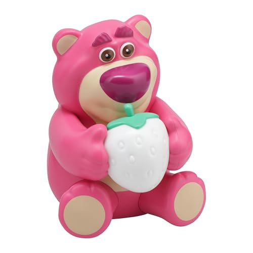 Paladone Lotso Huggin Bär GloBuddies Farbwechsel Erdbeerlicht, offiziell lizenzierte Disney Toy Story 3D LED-Lampe, batteriebetriebenes Geschenk für Fans, Bunt von Paladone