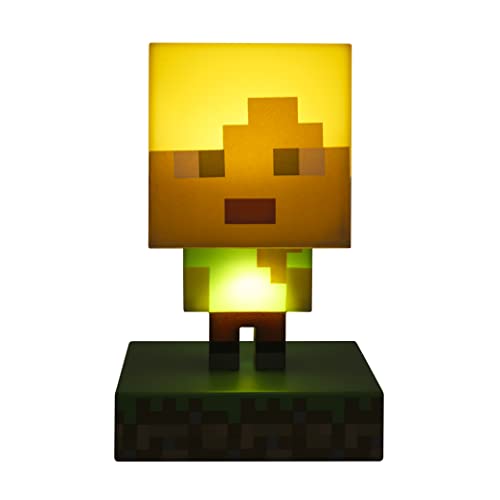 Paladone Minecraft Alex Icon Licht BDP Mini Nachtlampe lustig Pixelated Super Bright Sammlerstück, Kunststoff, Mehrfarbig von Paladone