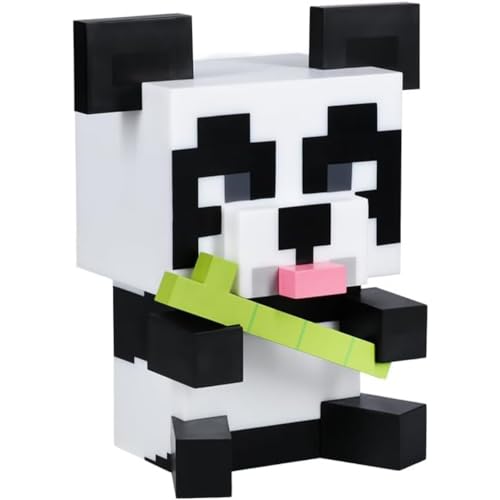 Paladone Minecraft Panda Licht - Süßes tragbares Nachtlicht & Zimmerdeko für Kinder - Offiziell lizenziertes Minecraft-Geschenk von Paladone