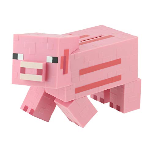 Minecraft Schweinchen-Spardose - Offiziell lizenziertes Minecraft Merchandise, Kinder-Sparschwein, Geschenk für Gamer von Paladone
