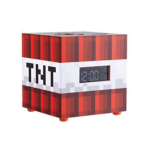 Paladone Minecraft TNT Wecker, Mehrfarbig, Einheitsgröße von Paladone
