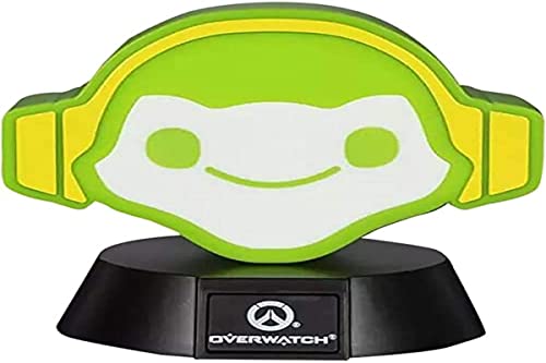 Paladone Overwatch Icon Light-Sammlerstück Lucio Lampe-Ideal für Kinderzimmer, Büro und Zuhause-Pop Culture Gaming Merchandise, grün, PP5796OW von Paladone