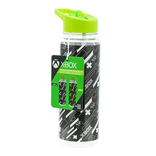 Paladone PP9603XB Xbox Colour Change Water Bottle, Plastic, 650 milliliters, Multicolor von Paladone