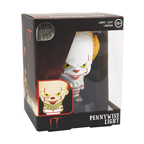 Paladone Pennywise Collectable IT Offizielles Lizenziertes Icon auf Basis von Stephen King's Roman, ideales Nachtlicht für Kinderzimmer, Büro und Zuhause, plastik, weiß, PP5154IT Paladone Pennywise Collectable IT Offizielles Lizenziertes Icon auf Basis von Stephen King's Roman, ideales Nachtlicht für Kinderzimmer, Büro und Zuhause, plastik, weiß, PP5154IT von Paladone