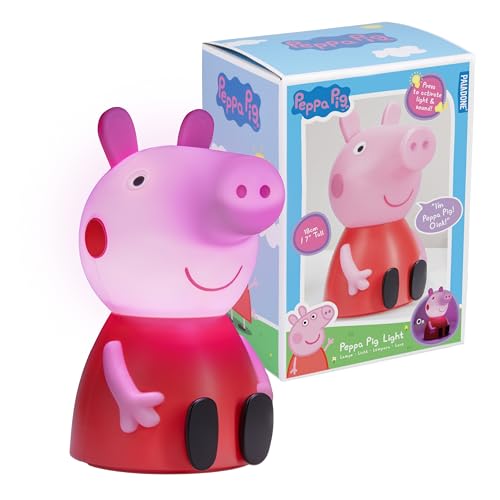 Peppa Pig Paladone Figur Lampe mit Sound - Offiziell lizenziertes Baby-Nachtlicht, Kinderzimmer-Zubehör & Dekor Peppa Pig Paladone Figur Lampe mit Sound - Offiziell lizenziertes Baby-Nachtlicht, Kinderzimmer-Zubehör & Dekor von Paladone