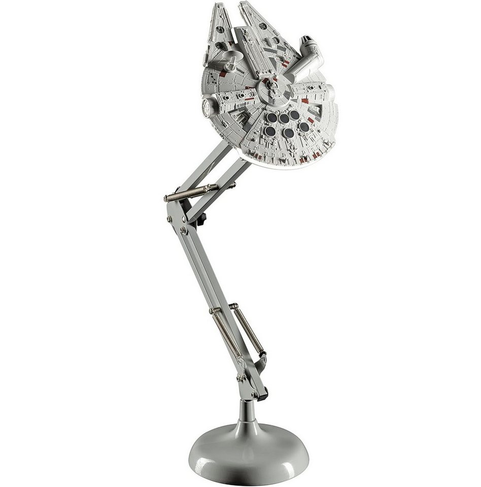 Paladone Schreibtischlampe Star Wars Millenium Falcon Lampe mit beweglichem Arm, LED fest integriert, offiziell lizenziertes Star Wars Merchandise Paladone Schreibtischlampe Star Wars Millenium Falcon Lampe mit beweglichem Arm, LED fest integriert, offiziell lizenziertes Star Wars Merchandise von Paladone