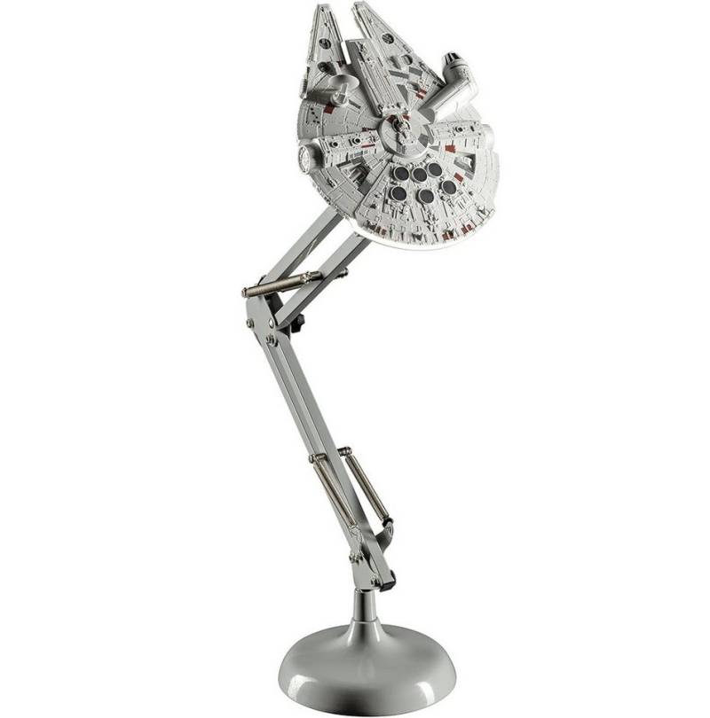 Paladone Schreibtischlampe Star Wars Millenium Falcon Lampe mit beweglichem Arm, LED fest integriert, offiziell lizenziertes Star Wars Merchandise Paladone Schreibtischlampe Star Wars Millenium Falcon Lampe mit beweglichem Arm, LED fest integriert, offiziell lizenziertes Star Wars Merchandise von Paladone