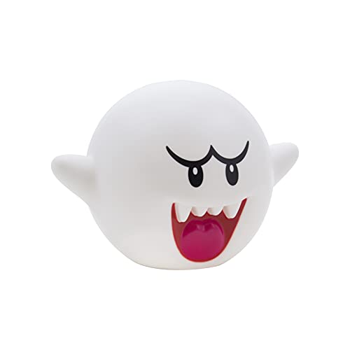 Super Mario Bros 3D Boo Licht - Offiziell lizenziertes Nintendo Merchandise, Stimmungslicht für Zuhause oder Bürodokumentation, Geschenk für Retro-Gamer, Weiß Super Mario Bros 3D Boo Licht - Offiziell lizenziertes Nintendo Merchandise, Stimmungslicht für Zuhause oder Bürodokumentation, Geschenk für Retro-Gamer, Weiß von Paladone