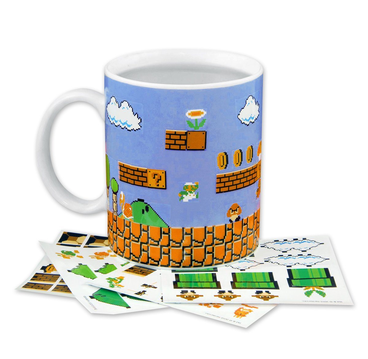 Paladone Tasse Super Mario Tasse Build A Level zum selbst gestalten von Paladone