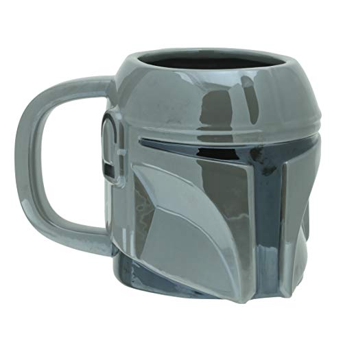 Paladone The Mandalorian Helm Kaffeebecher | Star Wars Offizielles Lizenzprodukt, 1 Stück (1er Pack) von Paladone