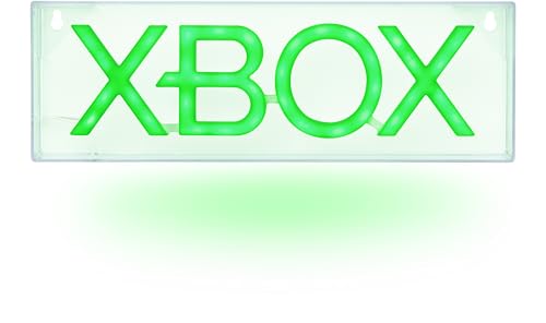 Xbox Logo LED Neonlicht - Offiziell Lizenzierte Steh- oder Wandmontage-Lampe - Spielzimmer Accessoires & Dekor für Gamer, Bunt von Paladone