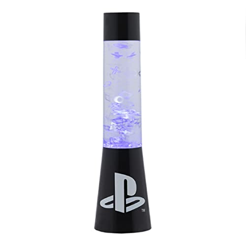 PlayStation Glitzer Flüssigkeitsfluss-Lampe mit schwebenden Controller-Icons - Offiziell lizenziertes Sony Merchandise, Gaming-Raum-Nachtlicht, Schlafzimmerdeko, Black PlayStation Glitzer Flüssigkeitsfluss-Lampe mit schwebenden Controller-Icons - Offiziell lizenziertes Sony Merchandise, Gaming-Raum-Nachtlicht, Schlafzimmerdeko, Black von Paladone