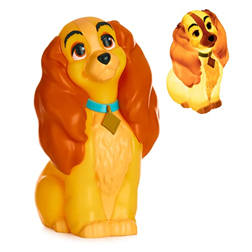 Susi & Strolch Lampe - Offiziell lizenzierte Disney-Deko, Lampe in Form eines Cocker Spaniels, Geschenk für Disney-Fans, 17 cm (6,7 Zoll) von Paladone