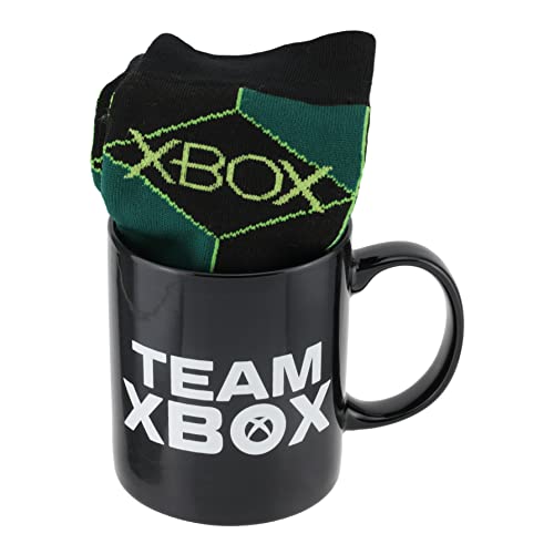 Paladone Team Xbox Tasse und Socken, offiziell lizenzierte Merchandise von Paladone