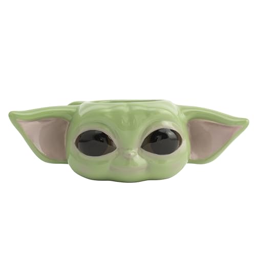 The Mandalorian Grogu Baby Yoda Porzellanbecher - Offiziell Lizenzierter Star Wars Merchandise, 300ml, Geschenk für Star Wars Fans The Mandalorian Grogu Baby Yoda Porzellanbecher - Offiziell Lizenzierter Star Wars Merchandise, 300ml, Geschenk für Star Wars Fans von Paladone