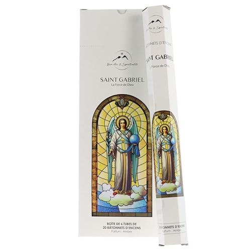 120 Räucherstäbchen St. Gabriel und ein Gebet – religiöser Weihrauch – Christlicher Kult 120 Räucherstäbchen St. Gabriel und ein Gebet – religiöser Weihrauch – Christlicher Kult von Palais du Rosaire