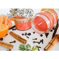 Mandarin & Nelke Handgegossene Sojakerze von PalamarDesigns