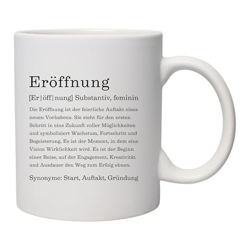 Tasse Geschäftseröffnung Geschenk Eröffnung Laden Kosmetikstudio Restaurant Geschenkidee Friseur Praxis Physiotherapie Werkstatt Arztpraxis Cafe Tasse Geschäftseröffnung Geschenk Eröffnung Laden Kosmetikstudio Restaurant Geschenkidee Friseur Praxis Physiotherapie Werkstatt Arztpraxis Cafe von Palanemo