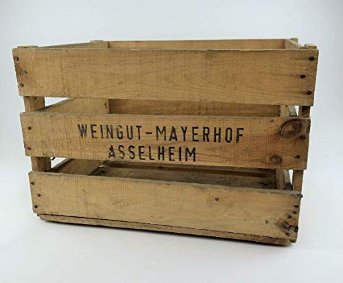 Palatina Werkstatt Holzkiste - Weinkiste - Obstkiste - Vintage Look - Ideal als Dekoartikel oder Schuhregal - 48x37x32 cm Palatina Werkstatt Holzkiste - Weinkiste - Obstkiste - Vintage Look - Ideal als Dekoartikel oder Schuhregal - 48x37x32 cm von Palatina Werkstatt
