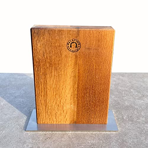 Palatina Werkstatt Messerblock unbestückt magnetisch – 100% handgefertigt, Exklusives Messerhalter Unikat aus alten Weinfässern Palatina Werkstatt Messerblock unbestückt magnetisch – 100% handgefertigt, Exklusives Messerhalter Unikat aus alten Weinfässern von Palatina Werkstatt