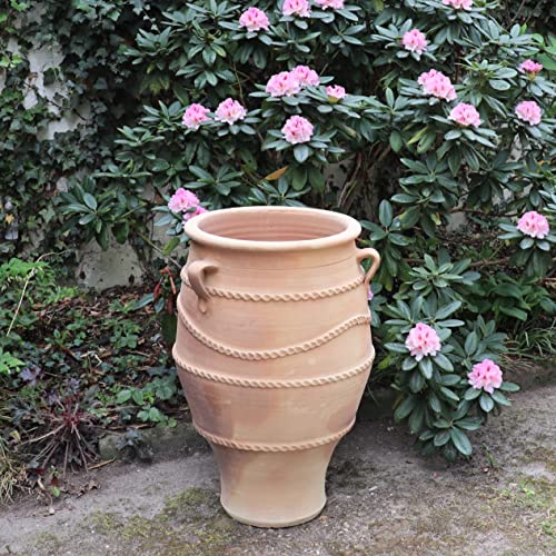 Palatina Werkstatt Terracotta Amphore Thymus2 70cm - 100% Handgefertigtes Unikat - Exklusive winterfeste Amphore für den Garten- & Innenbereich Palatina Werkstatt Terracotta Amphore Thymus2 70cm - 100% Handgefertigtes Unikat - Exklusive winterfeste Amphore für den Garten- & Innenbereich von Palatina Werkstatt