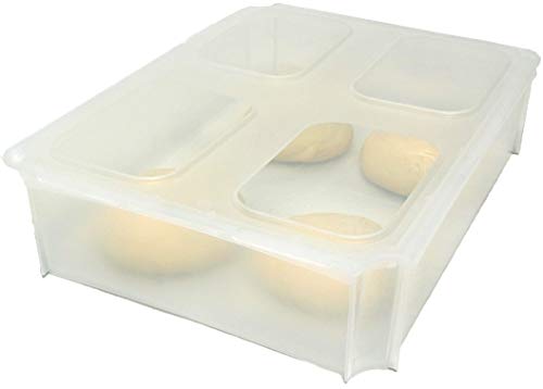 Palatis 1x Teigballenbehälter Pizzaballenbox Pizzaballenbehälter Hefeteig Behälter transluzent Größe 35,5 x 27,5 x 8,5 cm + 1x Klickdeckel Palatis 1x Teigballenbehälter Pizzaballenbox Pizzaballenbehälter Hefeteig Behälter transluzent Größe 35,5 x 27,5 x 8,5 cm + 1x Klickdeckel von Palatis