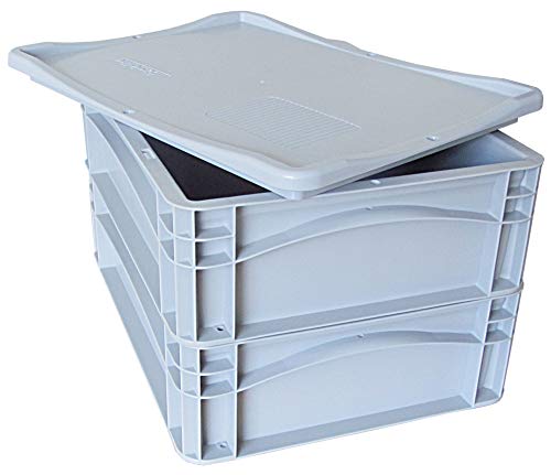 Palatis 2X Pizzaballenbox + 1x Auflagedeckel, Pizzaballenbehälter, Pizzateigbehälter, Hefeteig Behälter, 40 x 30 x 12 cm Palatis 2X Pizzaballenbox + 1x Auflagedeckel, Pizzaballenbehälter, Pizzateigbehälter, Hefeteig Behälter, 40 x 30 x 12 cm von Palatis