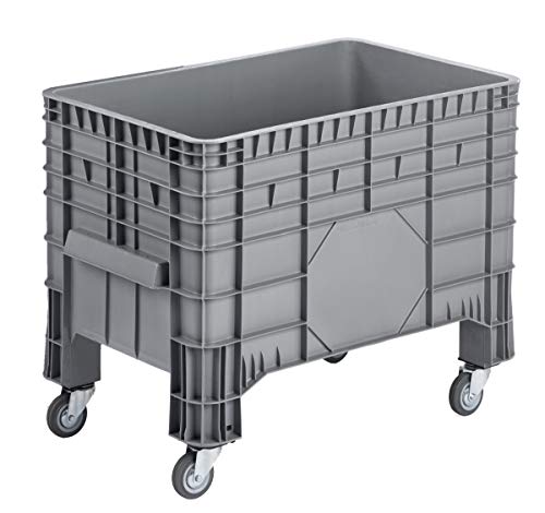 Transportbox, PC Wanne, Transportwanne, Grossbehälter, Kunststoffbehälter, Containerwagen, Größe: 104x 64x 78 cm mit 4 Lenkrollen Transportbox, PC Wanne, Transportwanne, Grossbehälter, Kunststoffbehälter, Containerwagen, Größe: 104x 64x 78 cm mit 4 Lenkrollen von Palatis