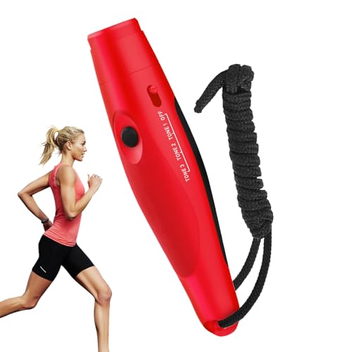 Palaufr Elektronische Trillerpfeife für Lehrer - 3 Töne & 3 Lautstärken,Tragbare Trainingspfeife Für Outdoor Notfälle Wandern Camping Bootfahren von Palaufr