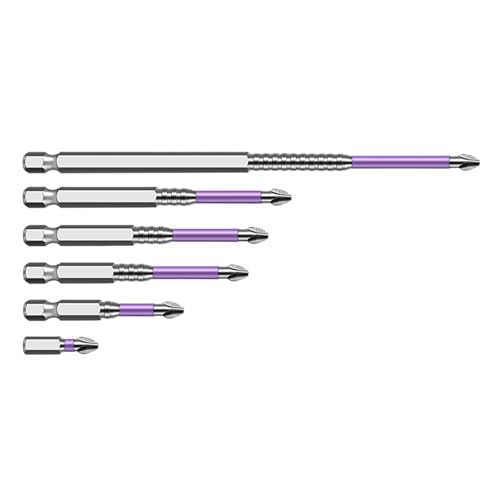 Palaufr Hochmagnetischer Schraubendreher Bohrersatz | 6 Teile Schraubendreherspitzen - Schraubendreher Bohrerspitze für Holz Metall Elektroinstallation Palaufr Hochmagnetischer Schraubendreher Bohrersatz | 6 Teile Schraubendreherspitzen - Schraubendreher Bohrerspitze für Holz Metall Elektroinstallation von Palaufr