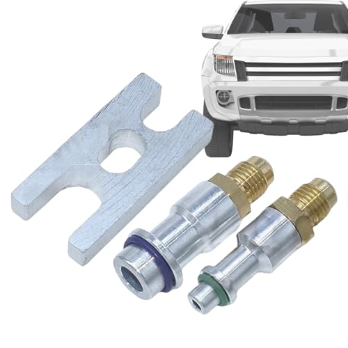 Palaufr Klimaanlagen-Lecktest-Stopfen | Leckdetektions-Schlauchanschluss | Hochfester Testverschluss Für Klimarohre In Kfz-Werkstatt Palaufr Klimaanlagen-Lecktest-Stopfen | Leckdetektions-Schlauchanschluss | Hochfester Testverschluss Für Klimarohre In Kfz-Werkstatt von Palaufr