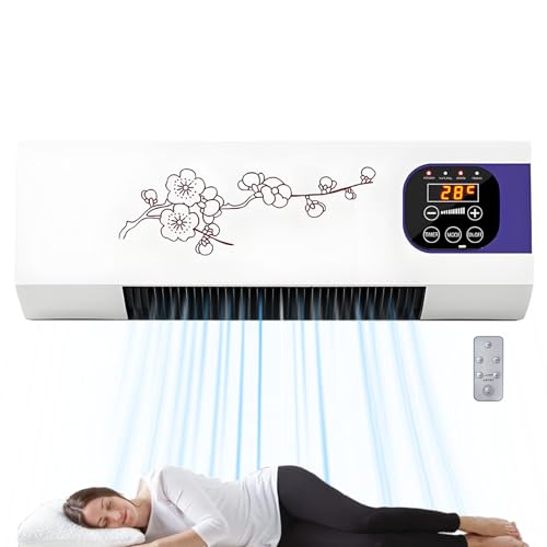 Palaufr Multifunktionale Wand Klimaanlage - Leise Portable Klimagerät Mit Kühlen Und Heizen,Zubehör Mit Kühlfunktion Für Büro Wohnheim Arbeitsplatz Wohnzimmer von Palaufr