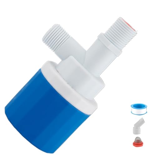 Palaufr Schwimmerventil - Automatischer Wasserstand Regler Für Tank,Integriertes Rohr Zubehör Für Haus Wassertank Garten Teich von Palaufr