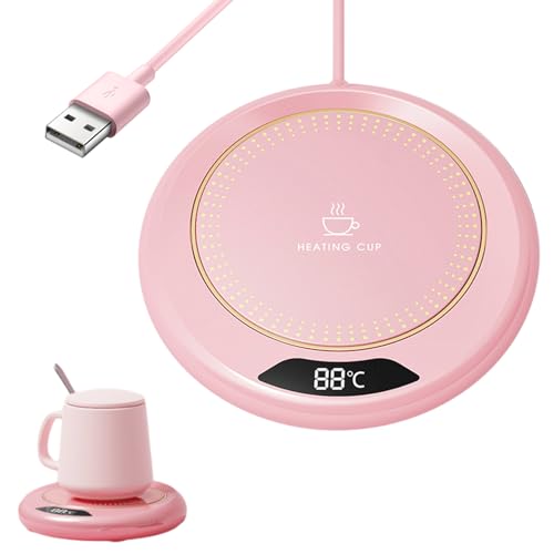 Palaufr wärmer, 3 Stufen Temperatur Smart USB Heating Coaster 20W | Elektrisches Erwärmungsgerät für Küchentischbar Hauswarming Esszimmer Food Candle Tea Milch von Palaufr