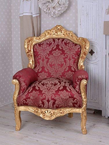 Königlicher Armsessel Barocksessel Gold cat588a05 Palazzo Exklusiv von PALAZZO INT