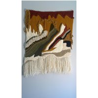 Sage Wandteppich, Getuftet, Handgemacht, Kunstdekor, Abstrakt von PaletteGreen